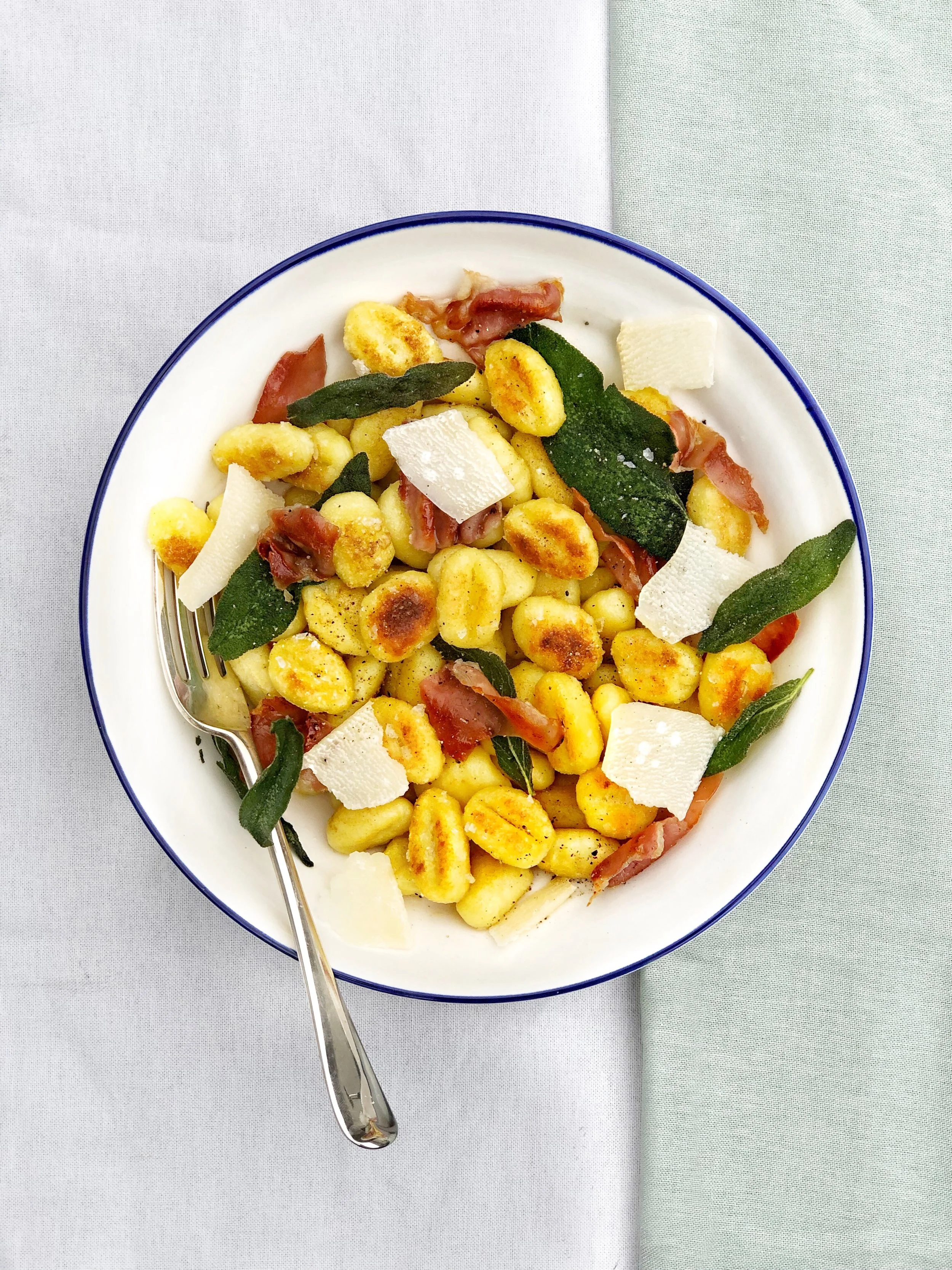 Gnocchi With Crispy Sage And Prosciutto Inspired By Gino D Acampo Desert Island Dishes
