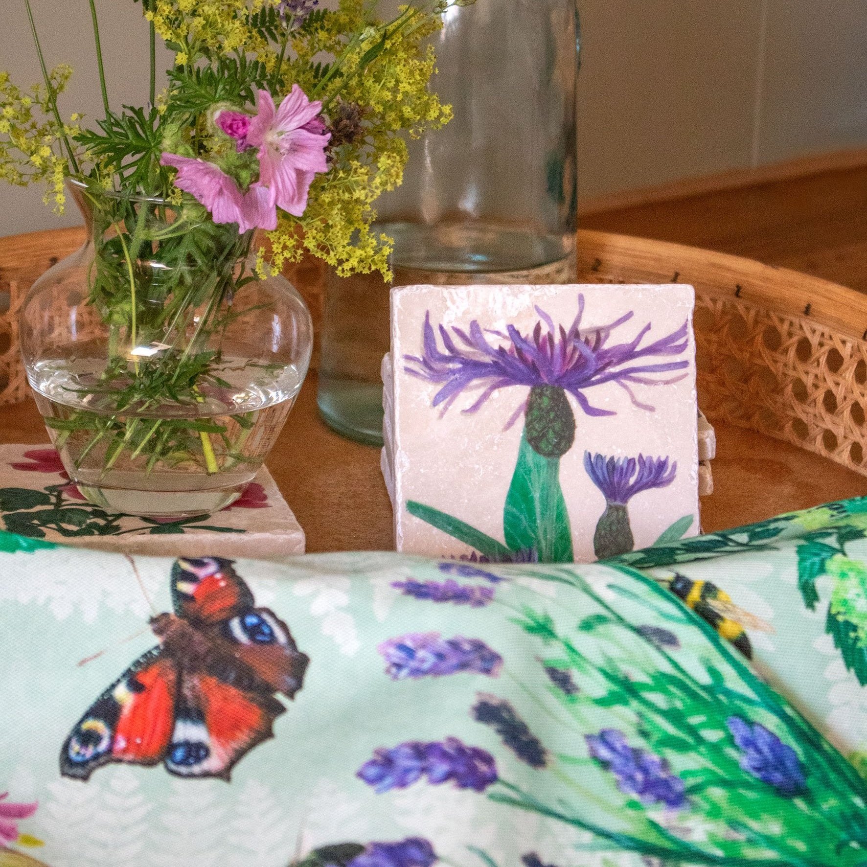 Mothers+Garden+Tea+Towel%2Bstone+coaster-cornflower+focus-02.jpg