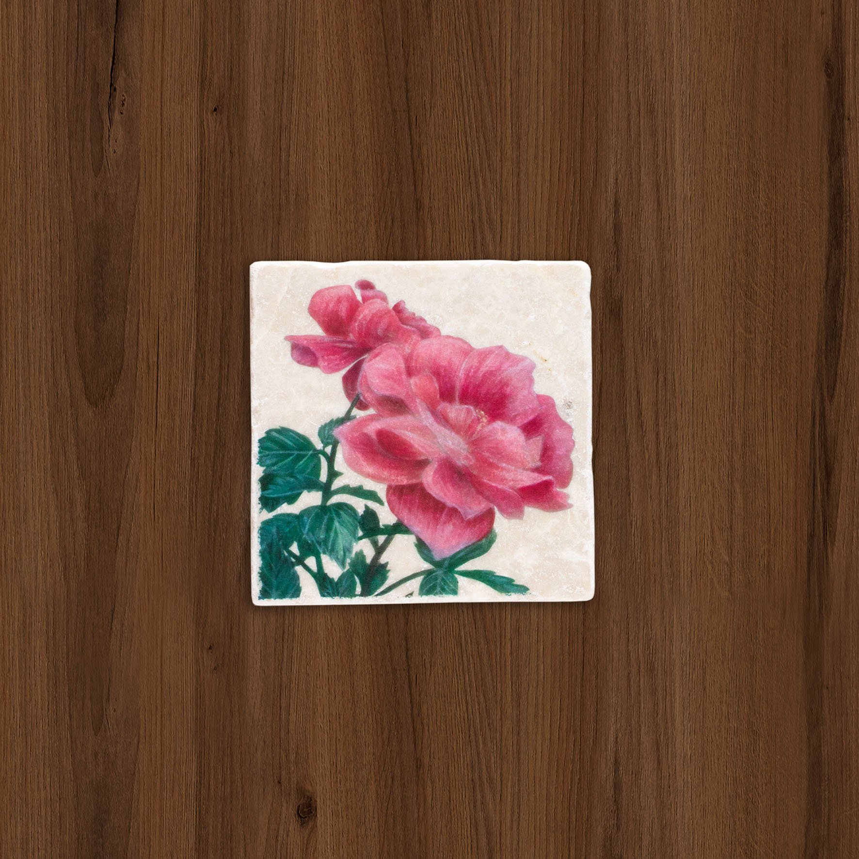 Pink Rose stone coaster-table flatlay.jpg