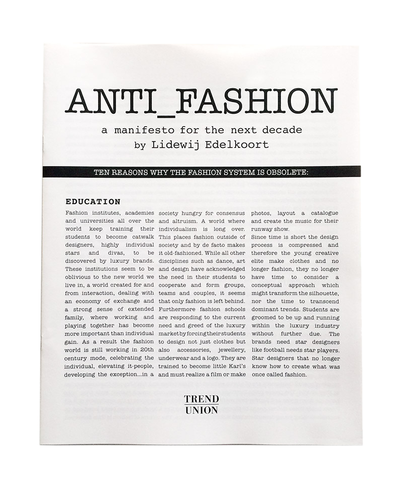 Order the manifesto