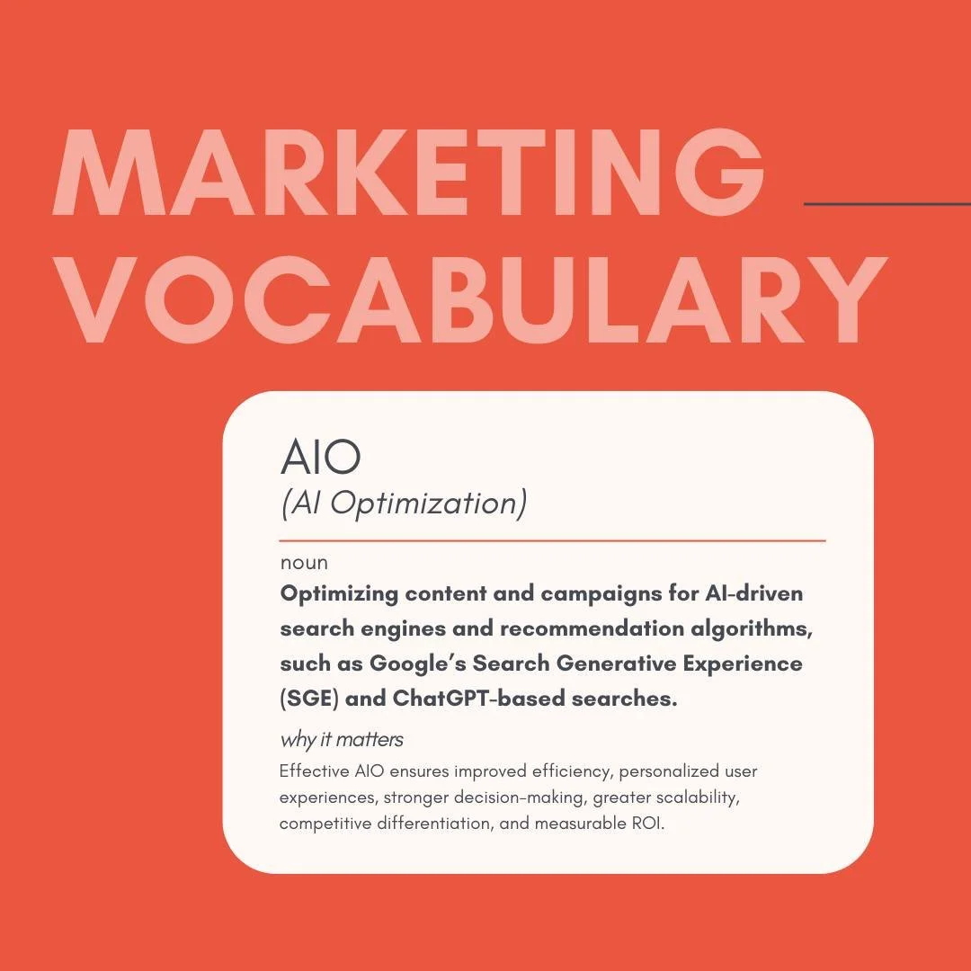 💡MARKETING VOCAB: Having effective AI optimization ensures your company&rsquo;s digital presence works smarter, reaching the right audiences, streamlining operations, and providing meaningful insights. How intelligently is your brand performing? 🤖 