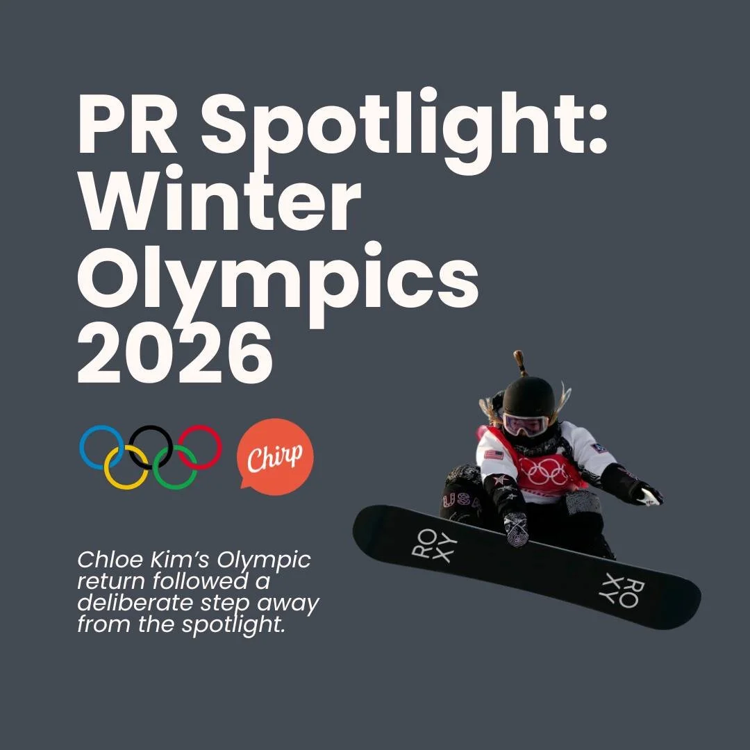 Chloe Kim&rsquo;s journey shows the power of intentional visibility. 🏂 From Olympic gold at 17 to stepping back at the height of her career, she&rsquo;s demonstrated that knowing when to show up is just as important as winning. For PR professionals,