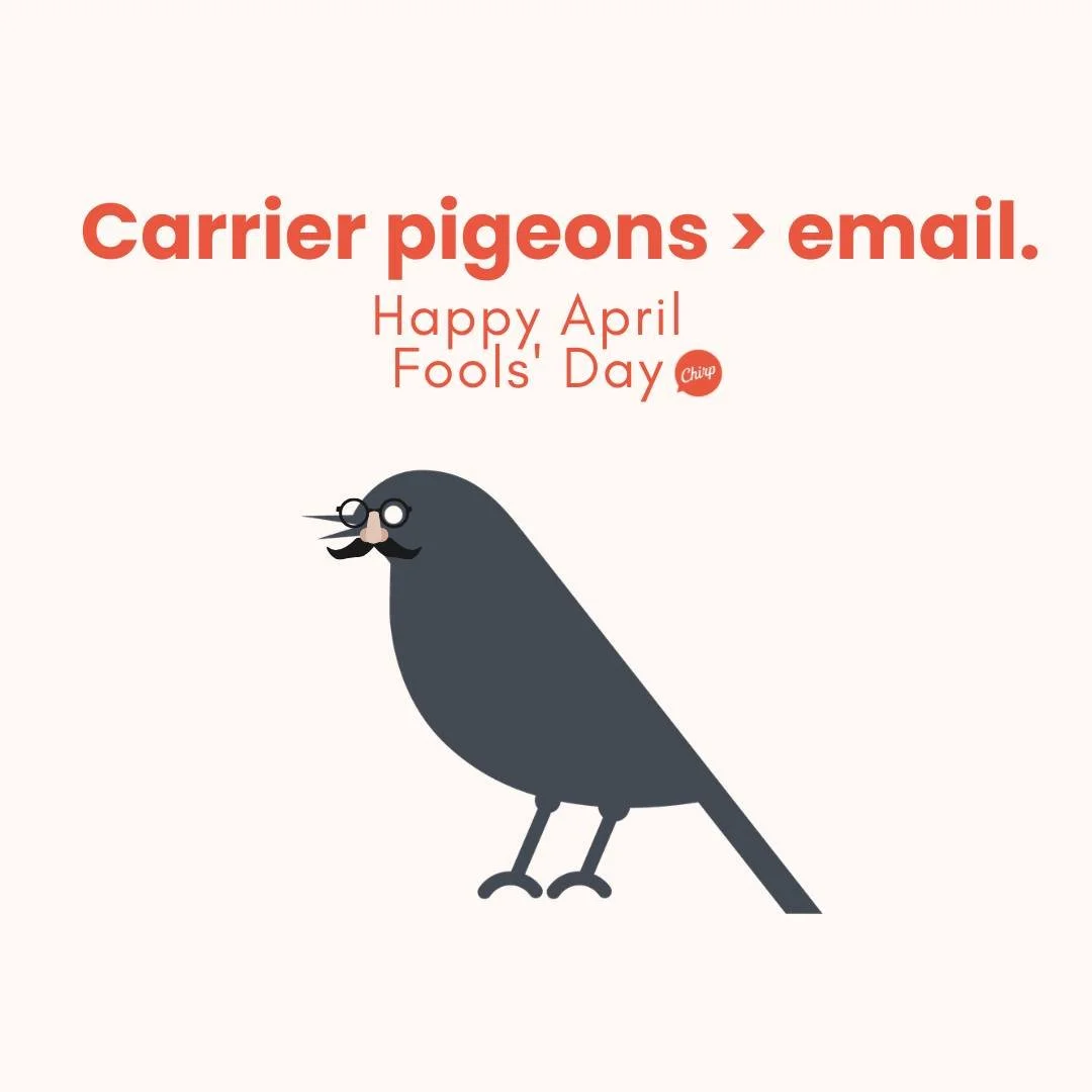We&rsquo;re taking media outreach to new heights with carrier pigeons (birds) only from here on out. 🐦 

#justkidding #aprilfools #B2BPR #marketing #thoughtleadership