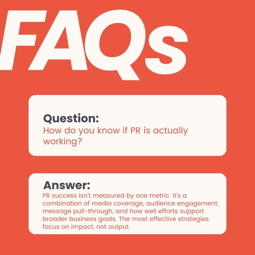 PR FAQs: Measurement edition📈

Looking beyond surface-level metrics is key to understanding real impact. Focus on what actually moves the needle, not just what&rsquo;s easy to track.

#PRFAQs #B2BPR #measurement