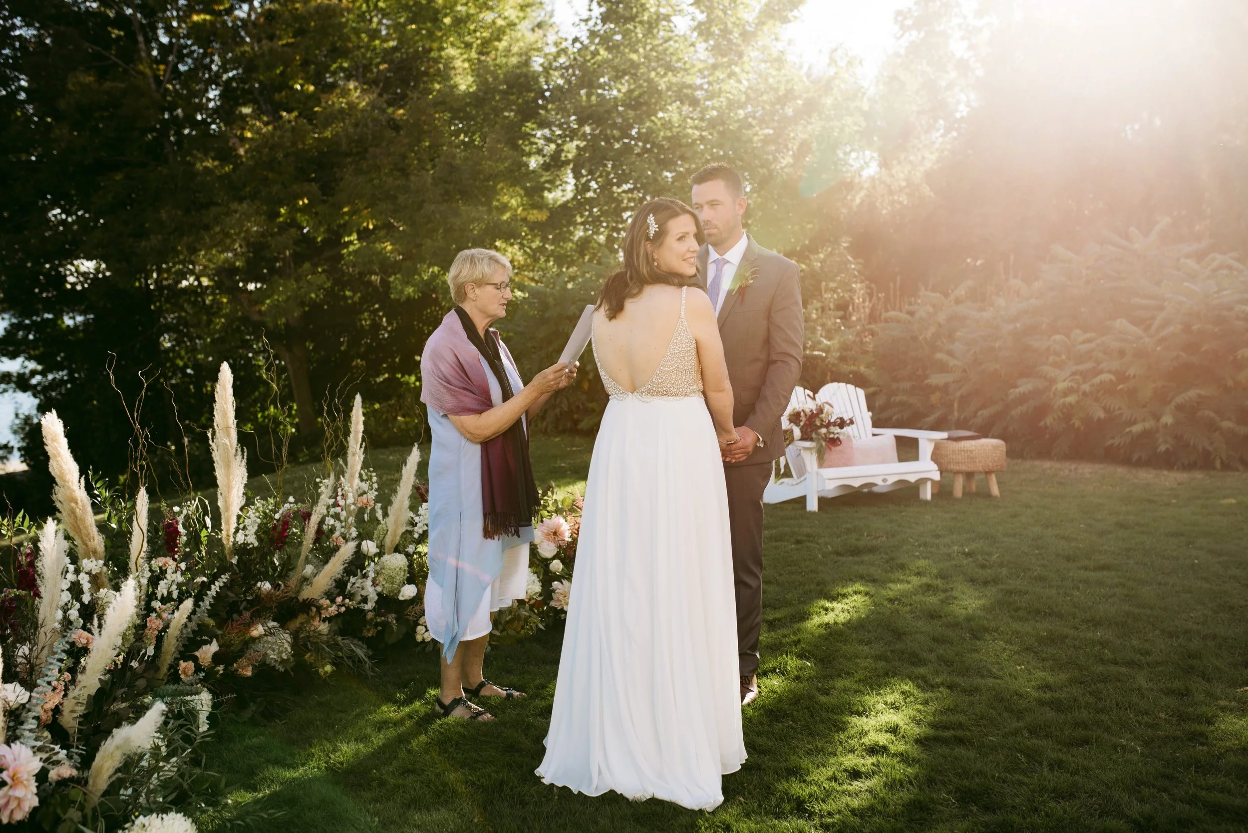Summer Micro Wedding in Muskoka