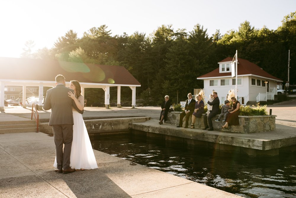 Summer micro wedding at Windermere House