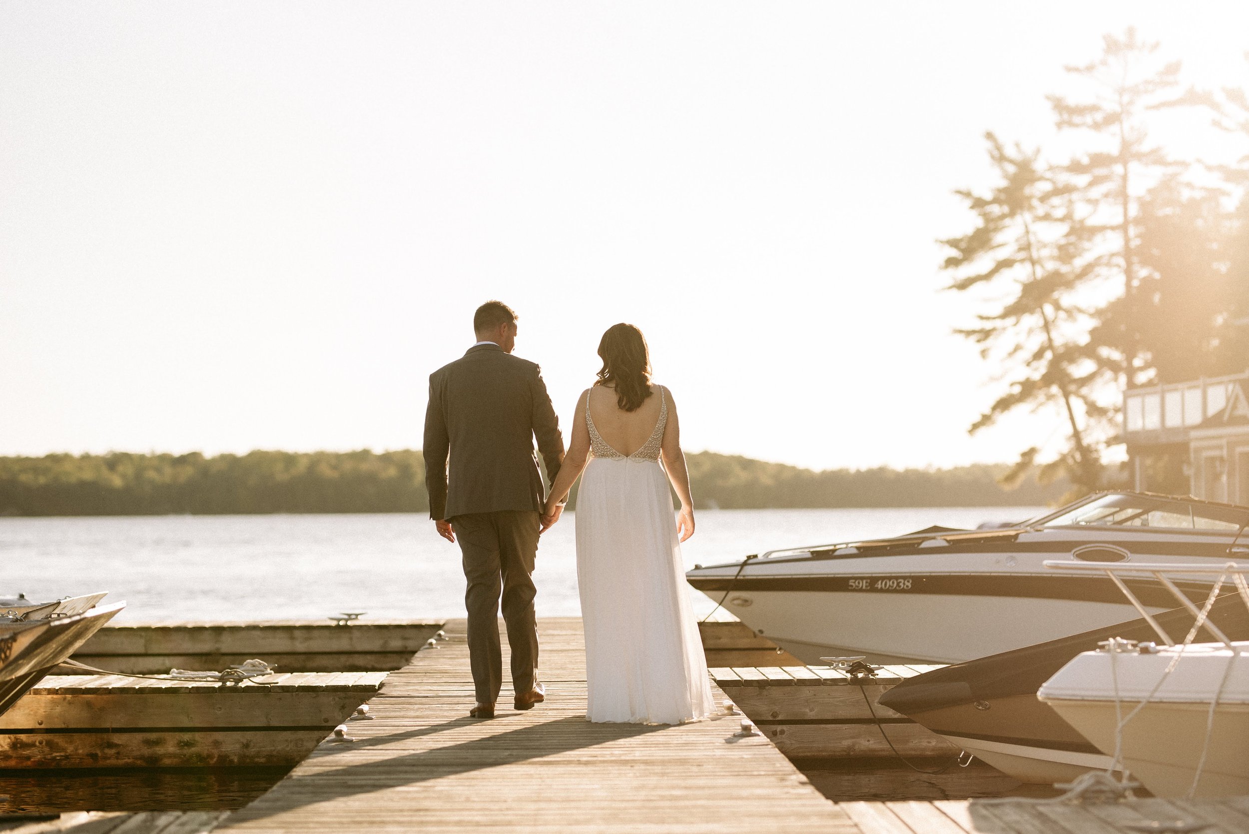 Summer micro wedding at Windermere House