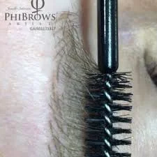 Up close healed hair strokes by Jonelle.