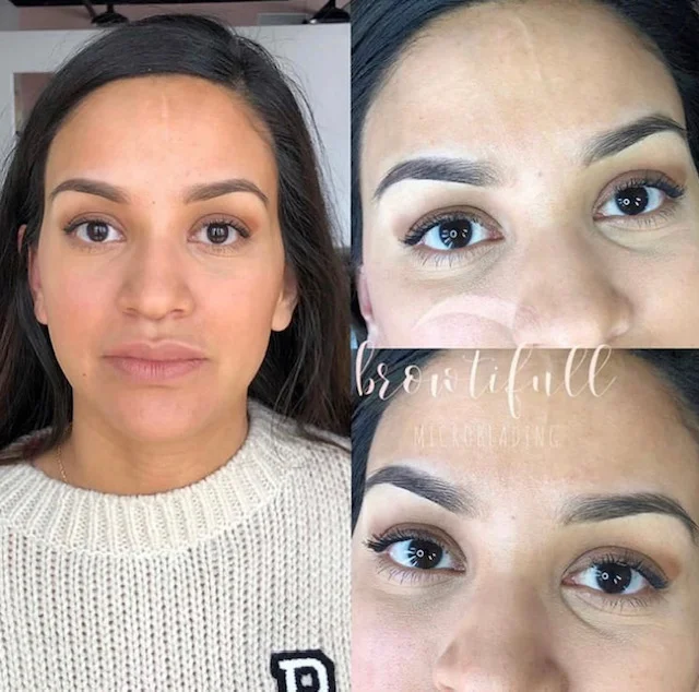 Healed ombre brows by Stacy.