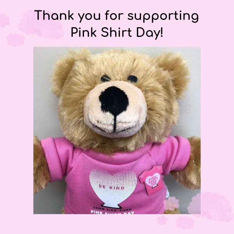 Thank you for supporting Pink Shirt Day!