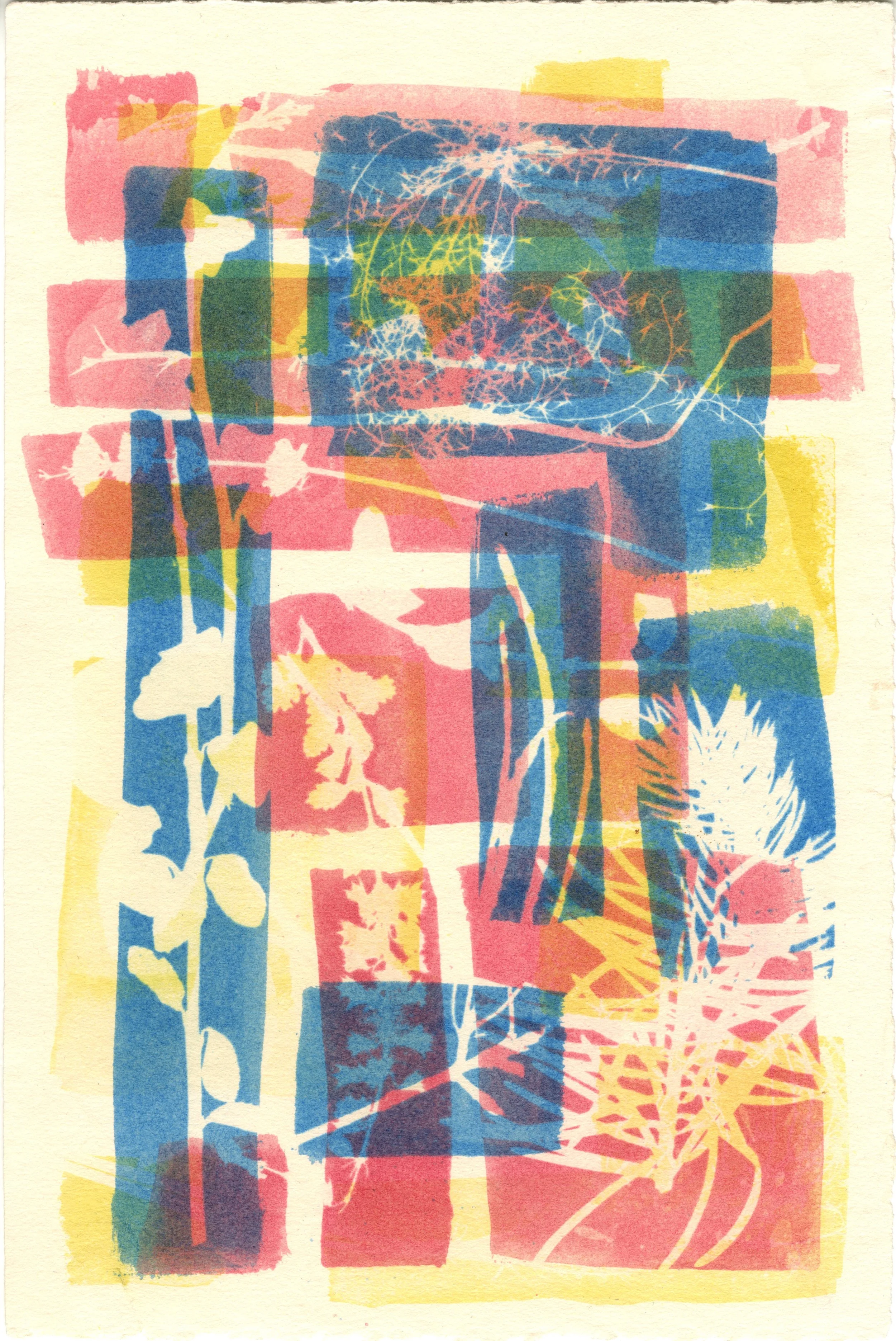 Flora, Gum Print, 2018