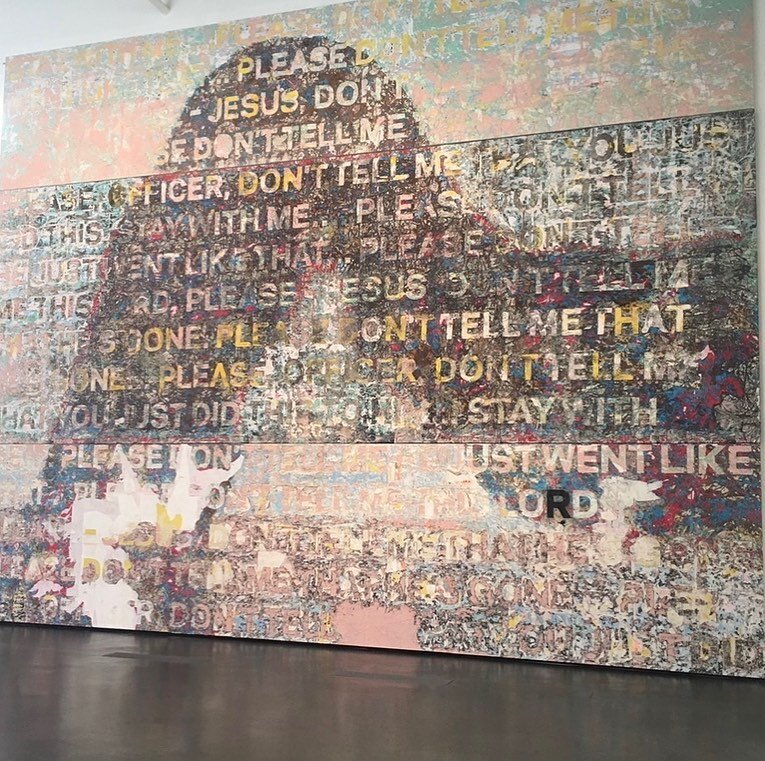 I was profoundly moved by Mark Bradford&rsquo;s stunning mural &ldquo;150 Portrait Tone&rdquo; (2017) at LACMA and created after the fatal shooting of Philando Castile by Minnesota police in July 2016.

This July, Bradford&rsquo;s epic exhibition wil