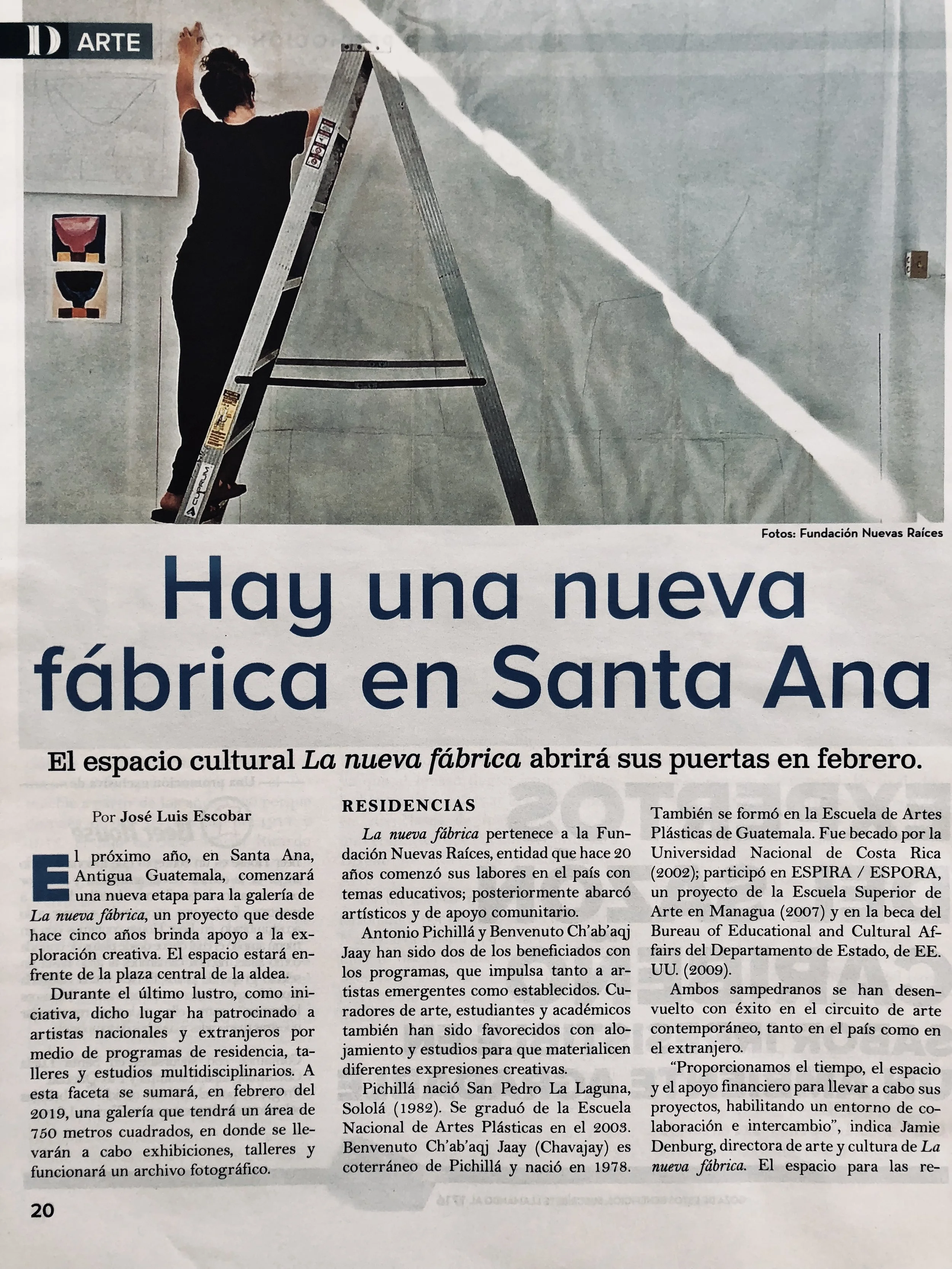 Fundación Nuevas Raíces en La Prensa Libre