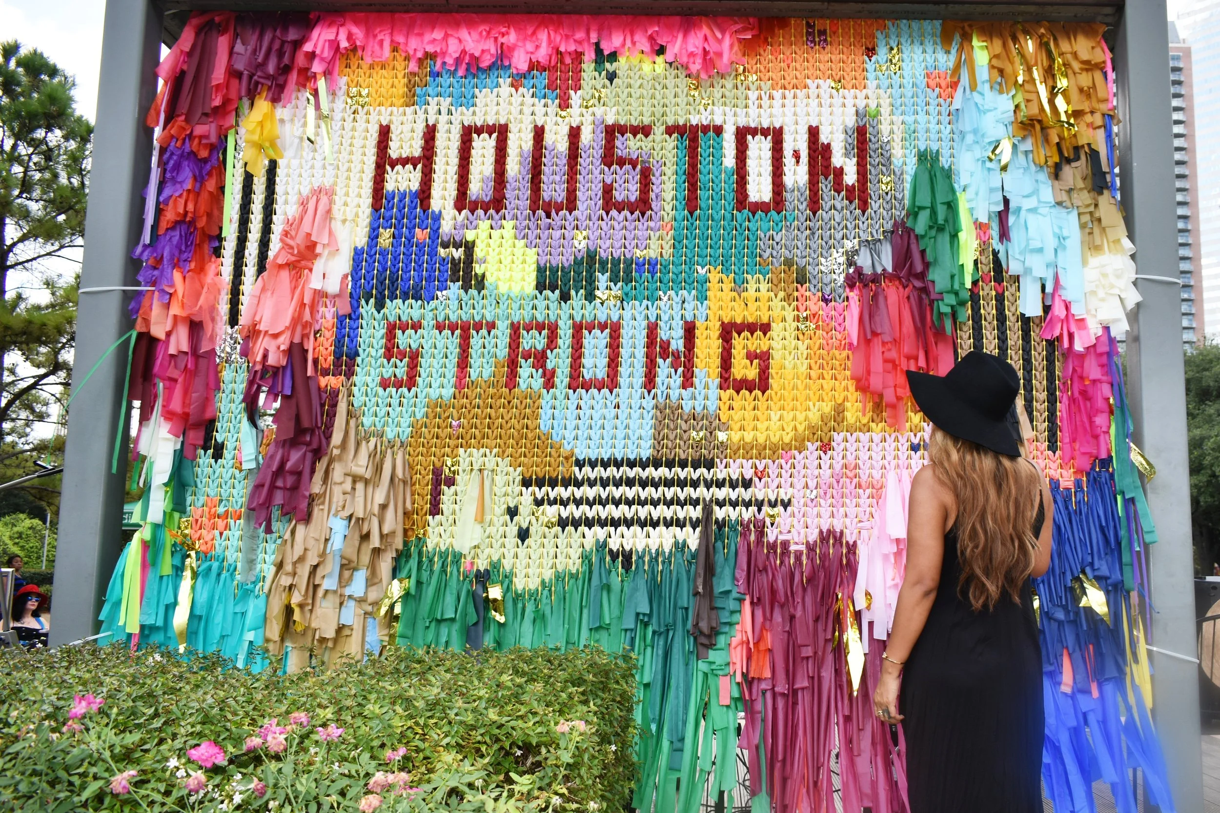 After Tropical Storm, Harvey, artists began to showcase their pride for the city.