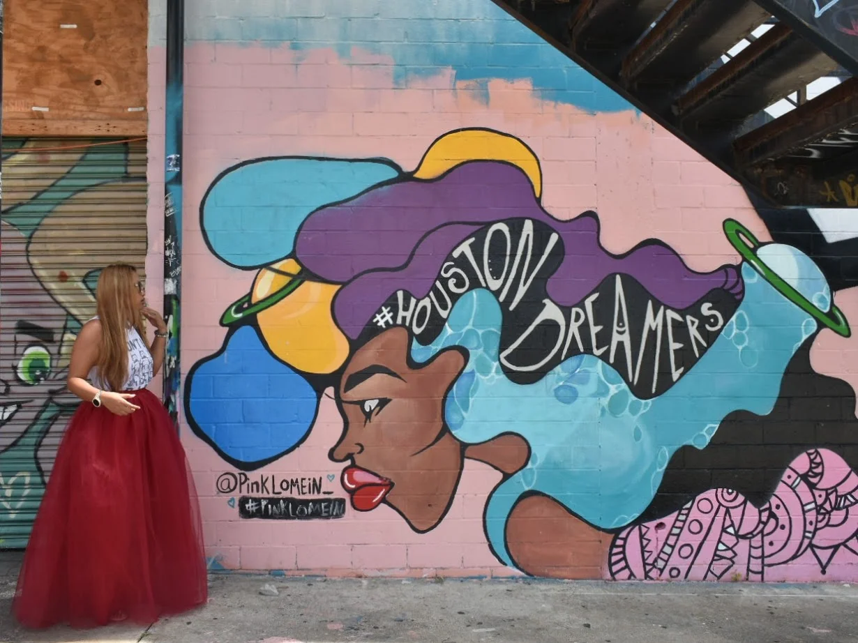 Artist: Pink LoMein (IG: @pinklomein)Location: 1503 Chartres, Houston, TX 77003
