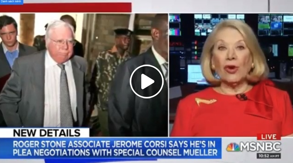 Roger Stone Associate Jerome Corsi Says He's In Plea Negotiations With Special Counsel Mueller