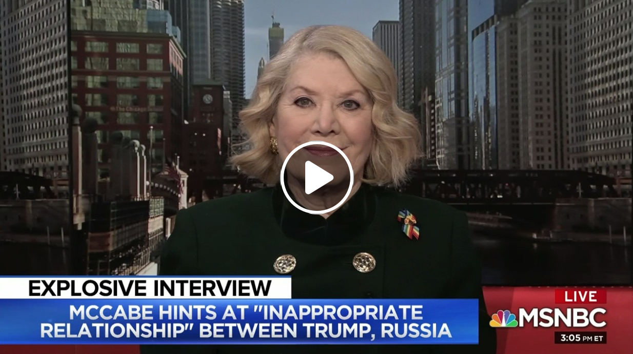 McCabe Hints At "Inappropriate Relationship" Between Trump, Russia