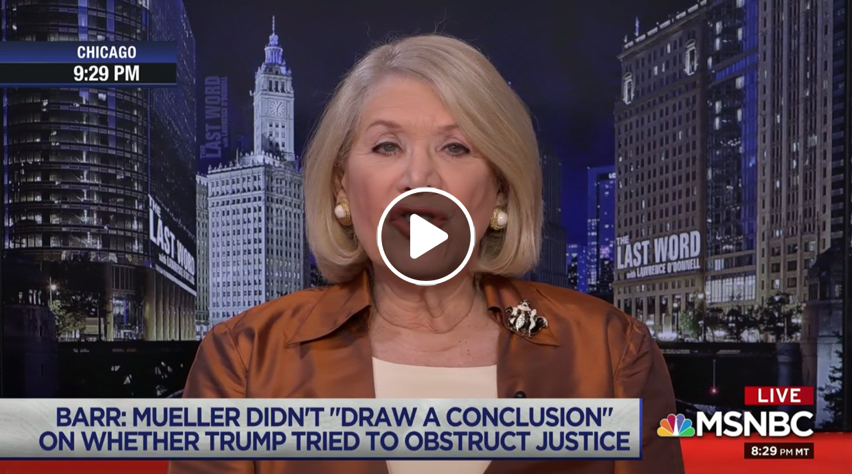 Barr: Mueller Didn't "Draw A Conclusion" On Whether Trump Tried To Obstruct Justice