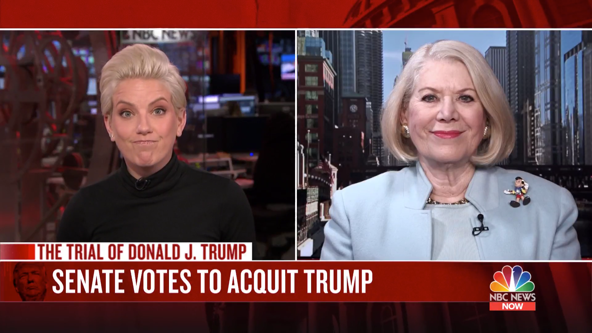 Trump acquitted on articles of impeachment