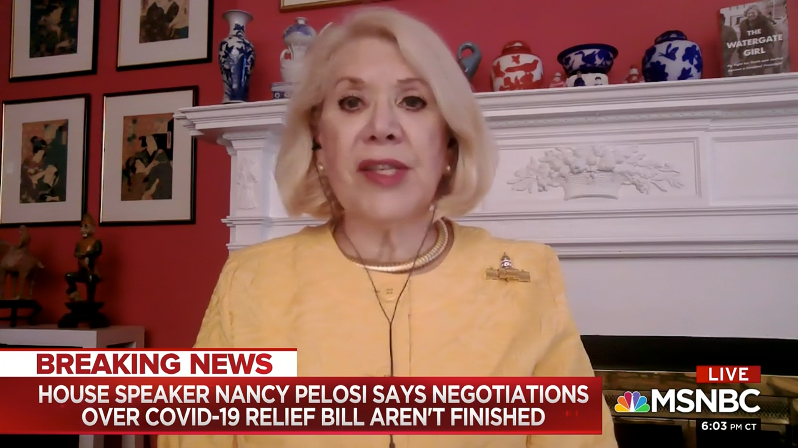 House Speaker Nancy Pelosi Says Negotiations Over Covid-19 Relief Bill Aren't Finished