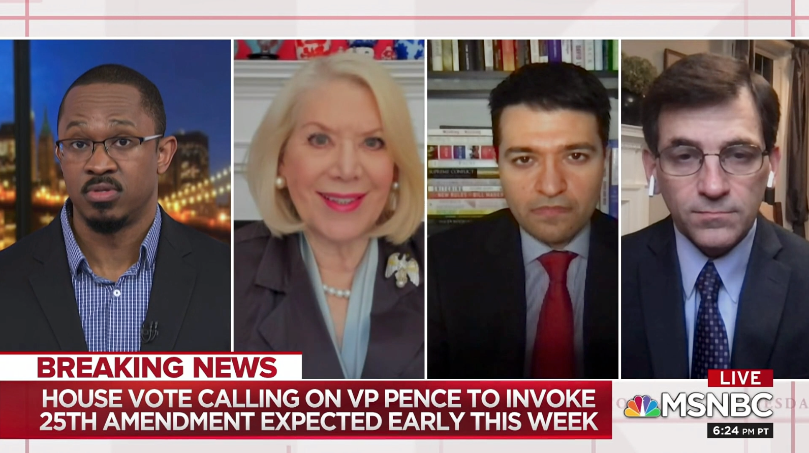 House Voting Call On VP Pence To Invoke 25th Amendment Expected Early This Week