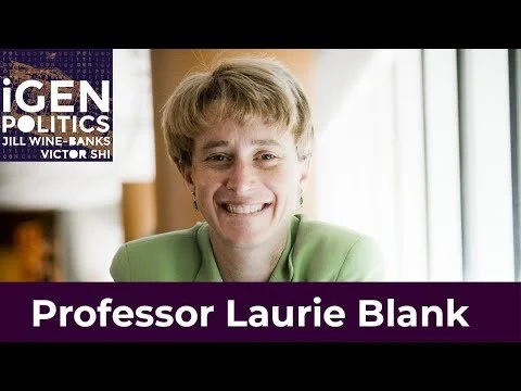 Jill Wine-Banks and Victor Shi talk with Professor Laurie Blank of Emory Law