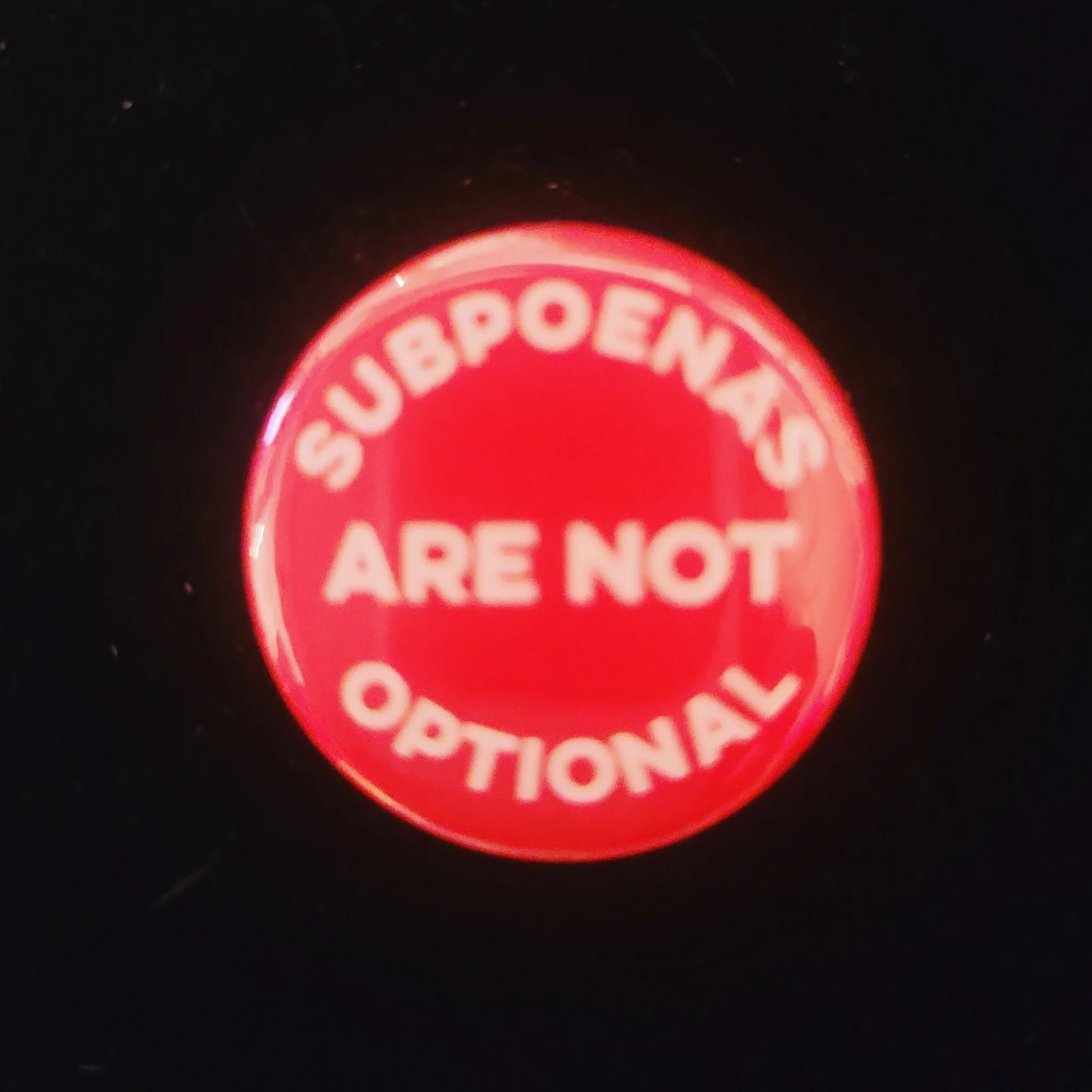 Subpoenas Are Not Optional