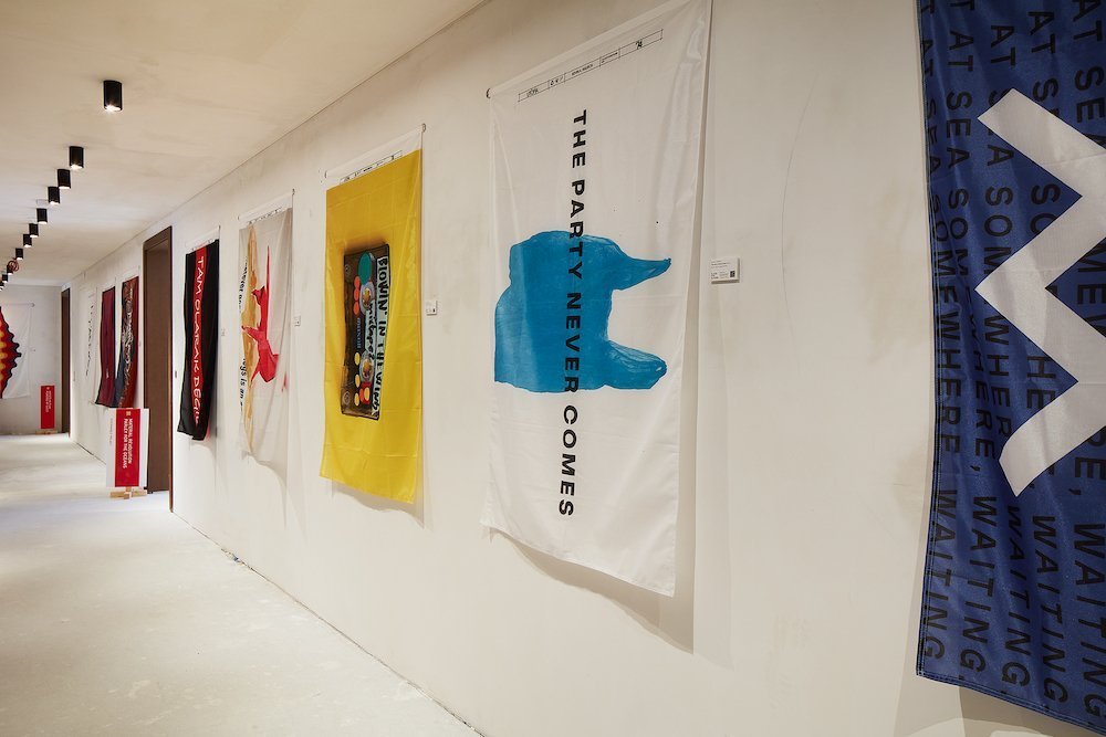 NOMAD,Flags for Future, St. Moritz, Switzerland, Gallery 74 IStanbul