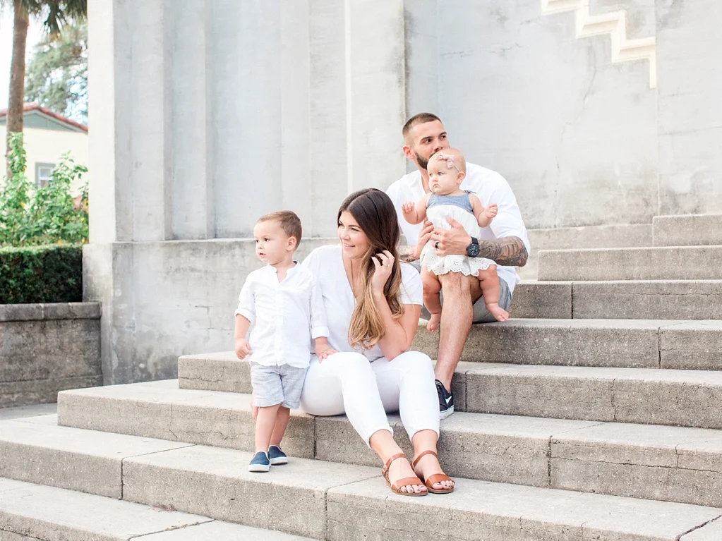 Autumn, Dale, Wyatt, and Willa 2017- Lifestyle Family Session in St. Augustine, Florida