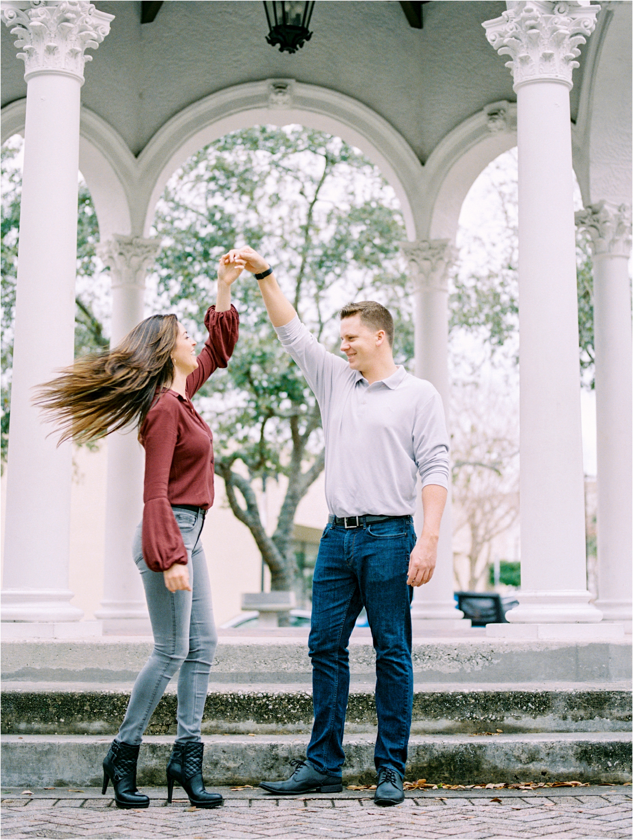 Lisa Silva Photography- Ponte Vedra Beach and Jacksonville, Florida Fine Art Film Wedding Photography- San Marco Jacksonville florida Engagement Session_0030.jpg