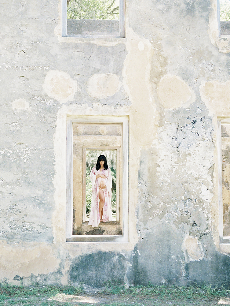 Maternity Session at Horton House Ruins in Jekyll Island, Georgia- Lisa Silva Photography-Jacksonville and St. Augustine Florida Fine Art Film Photography 11.jpg