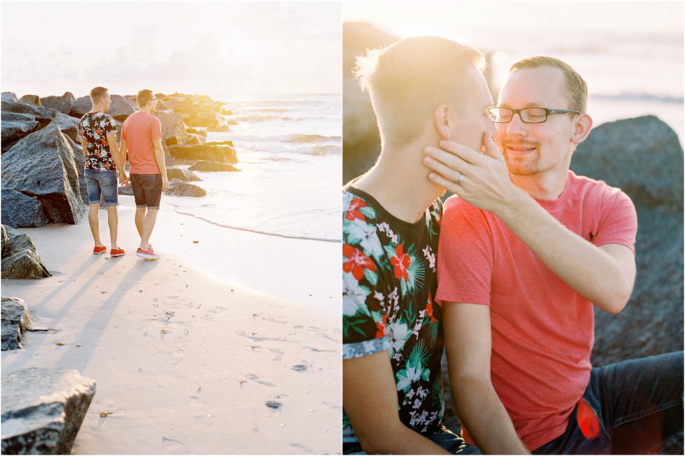 Lisa Silva Photography- Ponte Vedra Beach, St. Augustine and Jacksonville, Florida Fine Art Film Wedding Photography- Sunrise Engagement Shoot at  Vilano Beach_0043.jpg