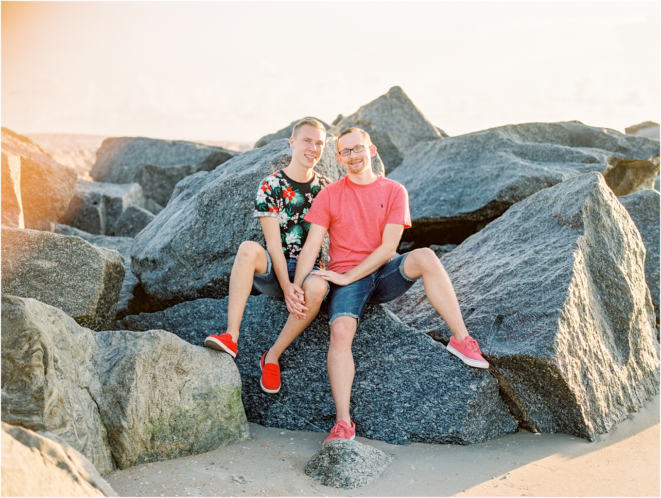 Lisa Silva Photography- Ponte Vedra Beach, St. Augustine and Jacksonville, Florida Fine Art Film Wedding Photography- Sunrise Engagement Shoot at  Vilano Beach_0046.jpg