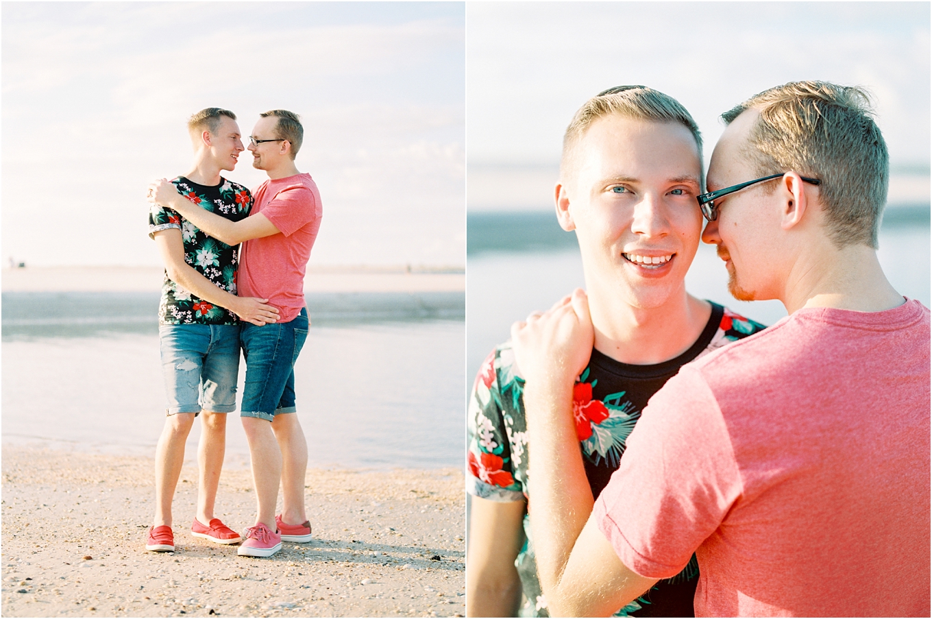 Lisa Silva Photography- Ponte Vedra Beach, St. Augustine and Jacksonville, Florida Fine Art Film Wedding Photography- Sunrise Engagement Shoot at  Vilano Beach_0061.jpg