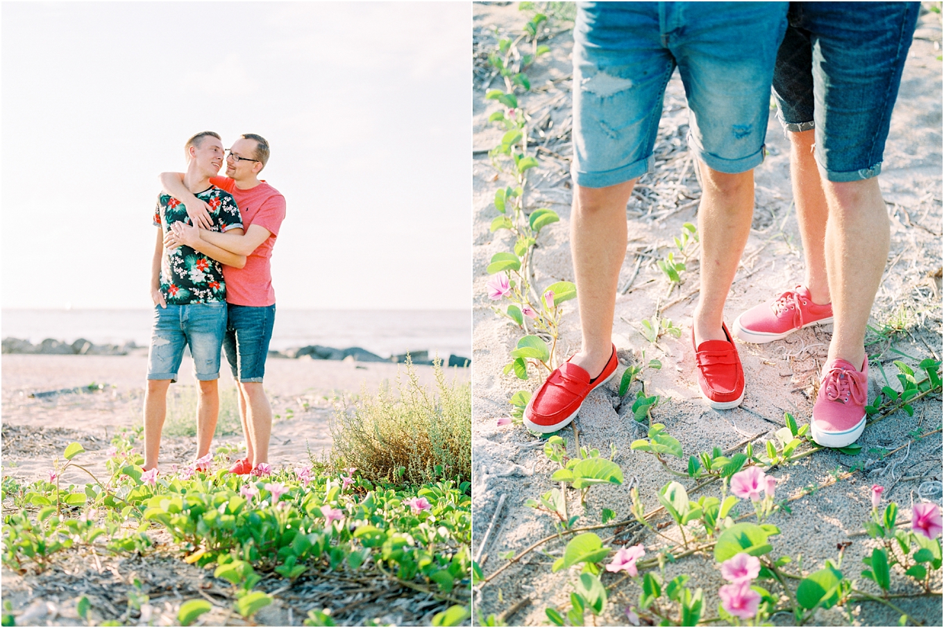 Lisa Silva Photography- Ponte Vedra Beach, St. Augustine and Jacksonville, Florida Fine Art Film Wedding Photography- Sunrise Engagement Shoot at  Vilano Beach_0069.jpg