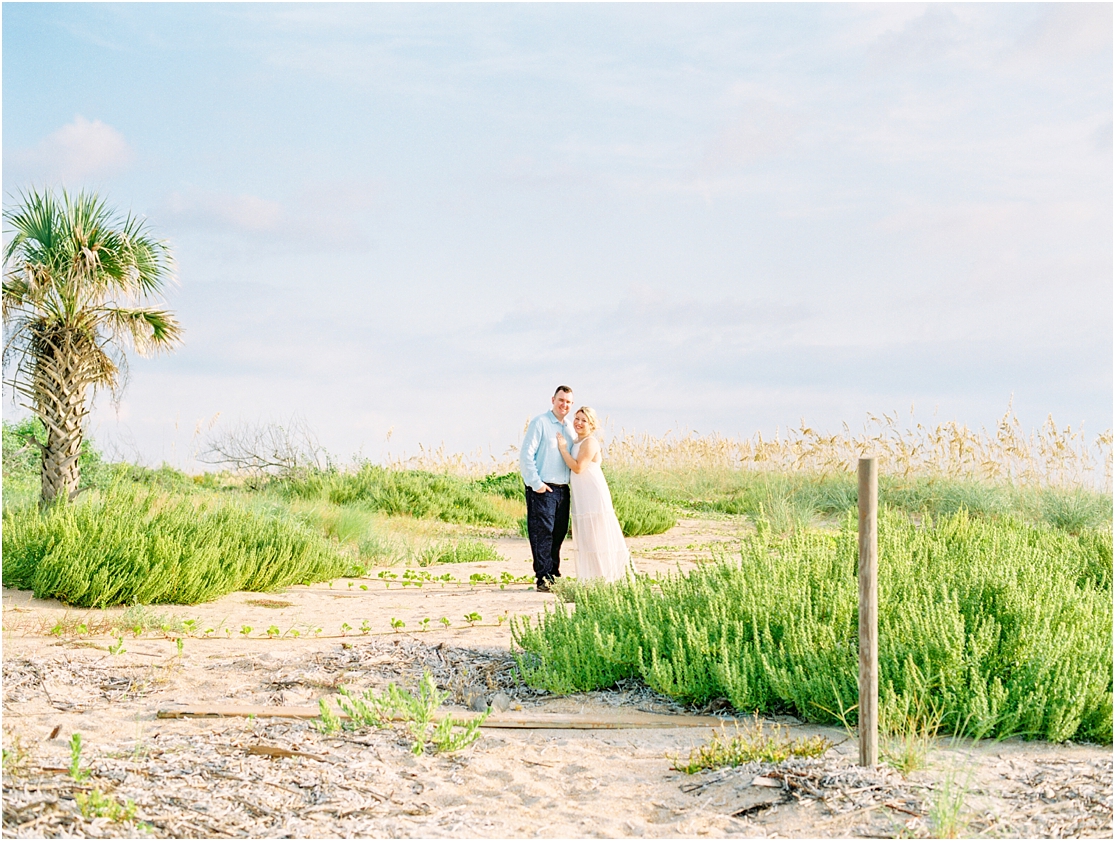 Lisa Silva Photography- Ponte Vedra Beach, St. Augustine and Jacksonville, Florida Fine Art Film Wedding Photography- Sunrise Engagement Session at  Vilano Beach_0024.jpg