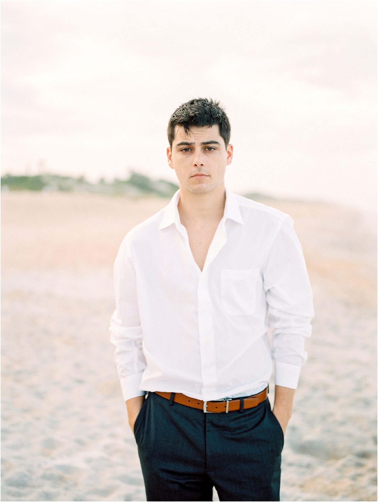 Lisa Silva Photography- Ponte Vedra Beach, St. Augustine and Jacksonville, Florida Fine Art Film Wedding Photography- Sunset Engagement Session at  Guana Beach State Park_0007.jpg