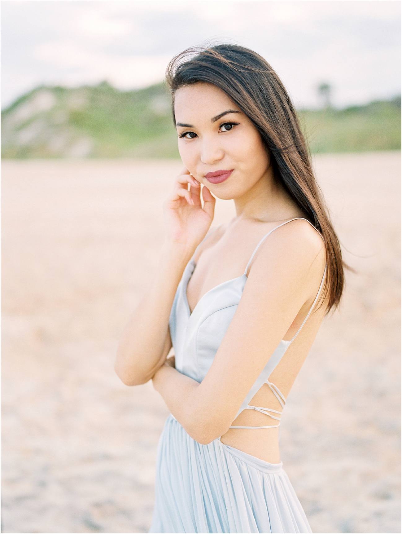 Lisa Silva Photography- Ponte Vedra Beach, St. Augustine and Jacksonville, Florida Fine Art Film Wedding Photography- Sunset Engagement Session at  Guana Beach State Park_0006.jpg