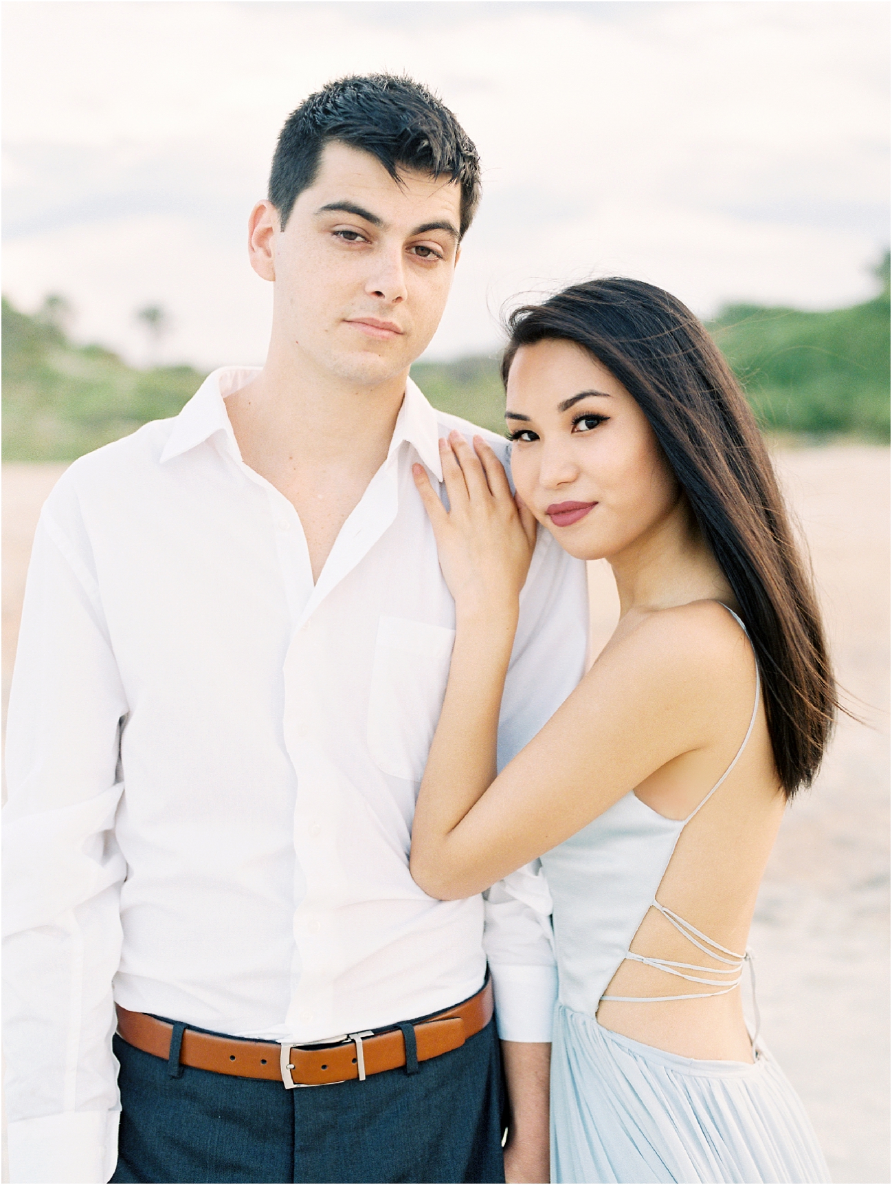 Lisa Silva Photography- Ponte Vedra Beach, St. Augustine and Jacksonville, Florida Fine Art Film Wedding Photography- Sunset Engagement Session at  Guana Beach State Park_0009.jpg