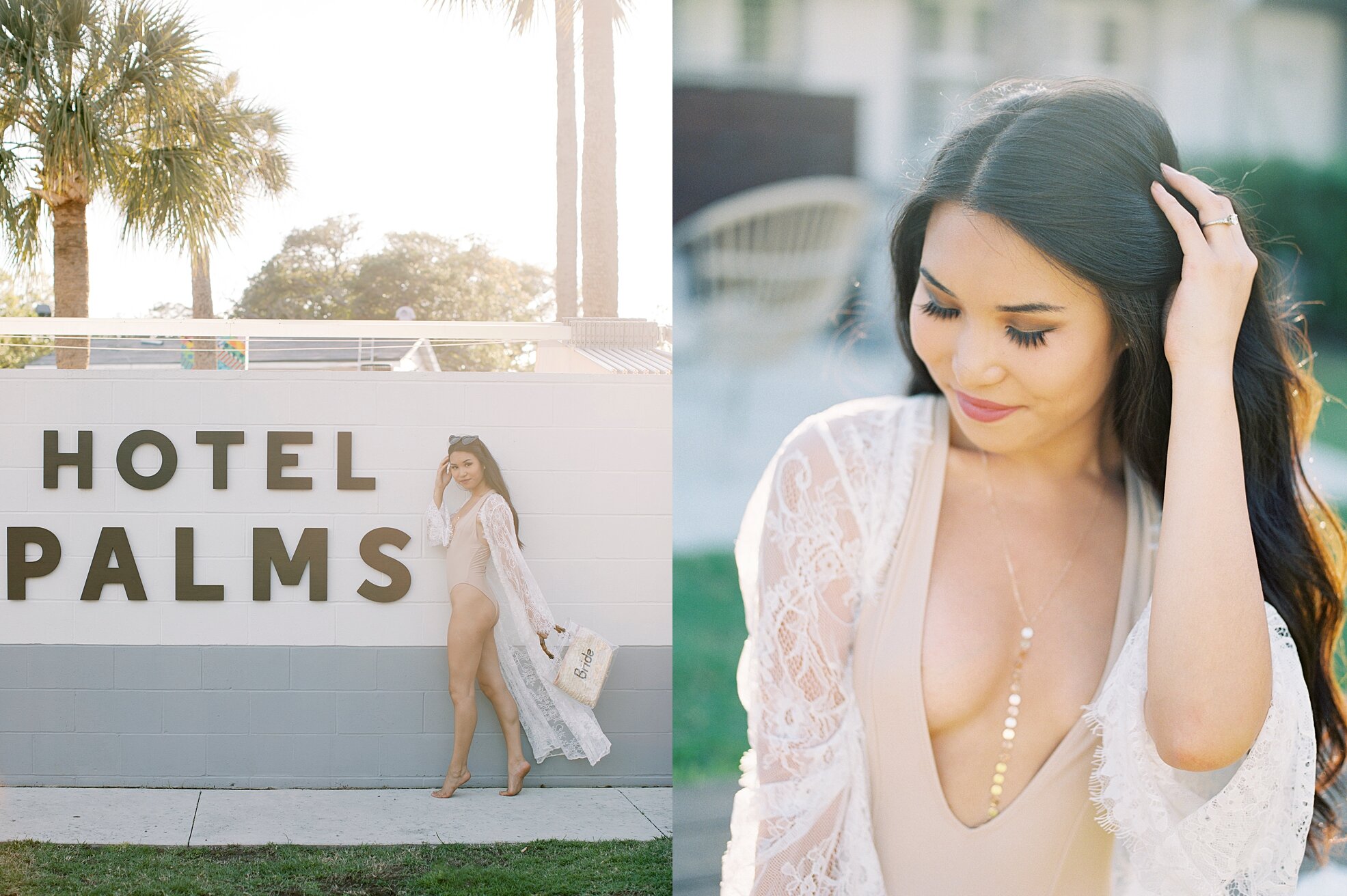 Lisa Silva Photography- Jacksonville and Ponte Vedra Beach Fine Art Film Wedding Photography- Bridal Boudoir Shoot at Hotel Palms, Atlantic Beach, Florida_0002.jpg