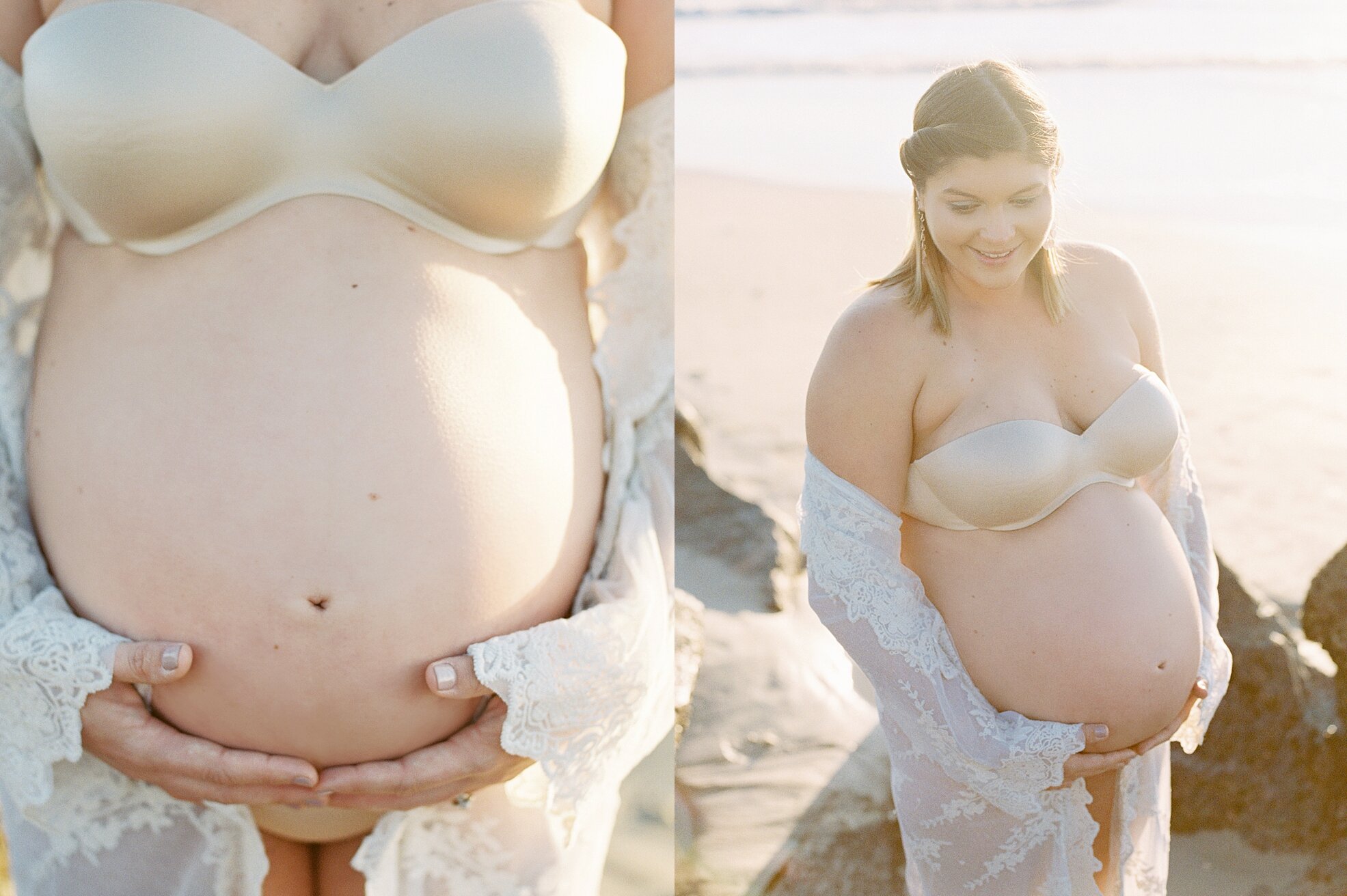 Sunrise Maternity Shoot at Vilano Beach- Fine Art Maternity Photoshoot- Lisa Silva Photography- Jacksonville, St. Augustine, Ponte Vedra Beach, Amelia Island, Florida Fine Art Film Wedding and Lifestyle Photography_009b.jpg