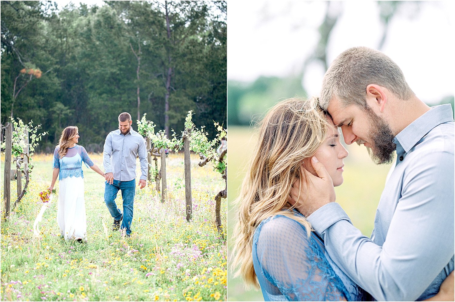 Taylor and Shaffer's Flower Field Engagement Session- St. Augustine, Florida- Jacksonville, Ponte Vedra Beach, St. Augustine, Amelia Island, Florida and Destination Fine Art Film Wedding Photography_0028.jpg