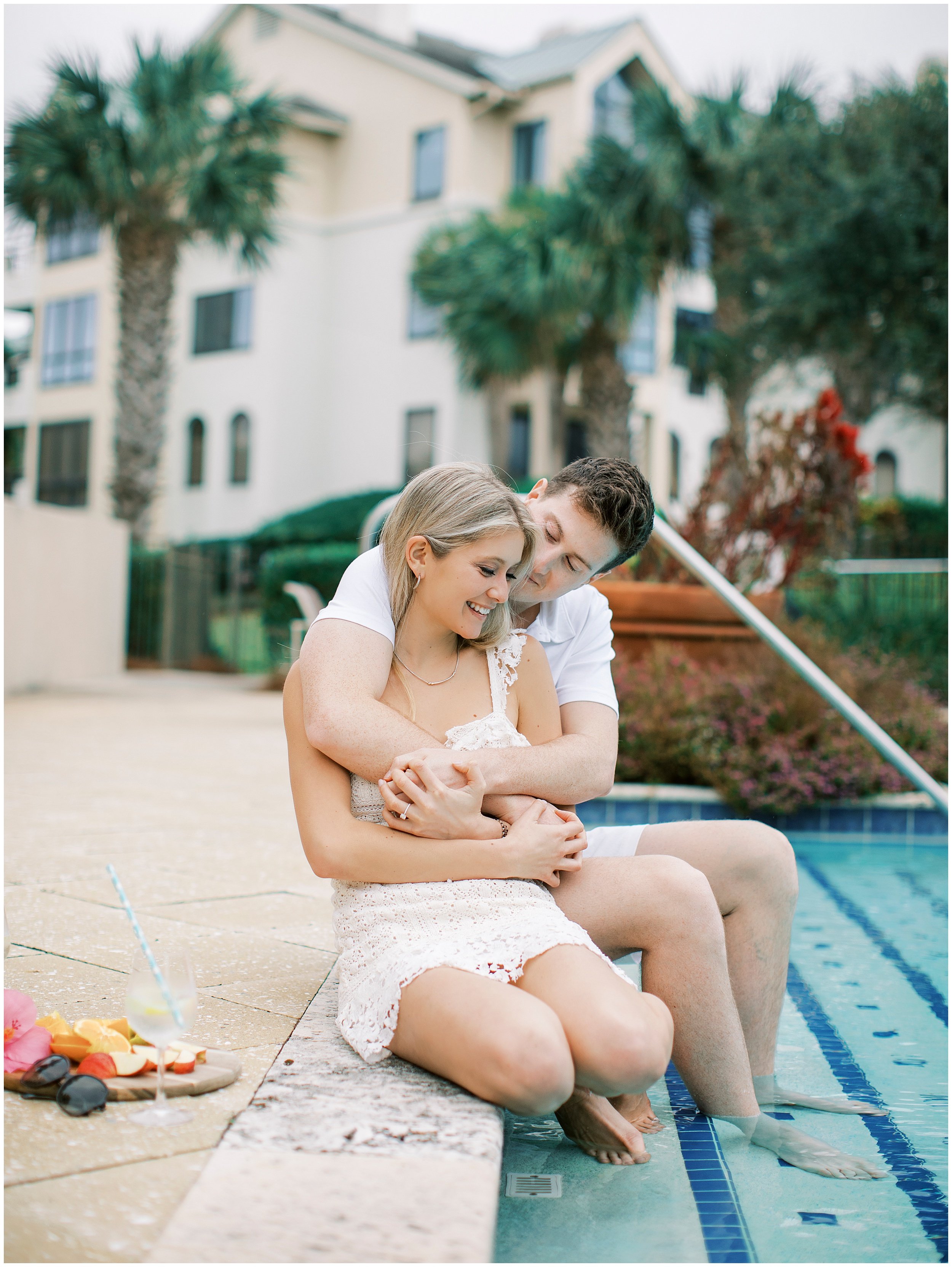 Lisa Silva Photography Jacksonville St Augustine Amelia Island Ponte Vedra Beach Fine Art Film Wedding Photographer-Chloe and Grant Ritz Carlton Amelia Island Engagement Session_0019.jpg