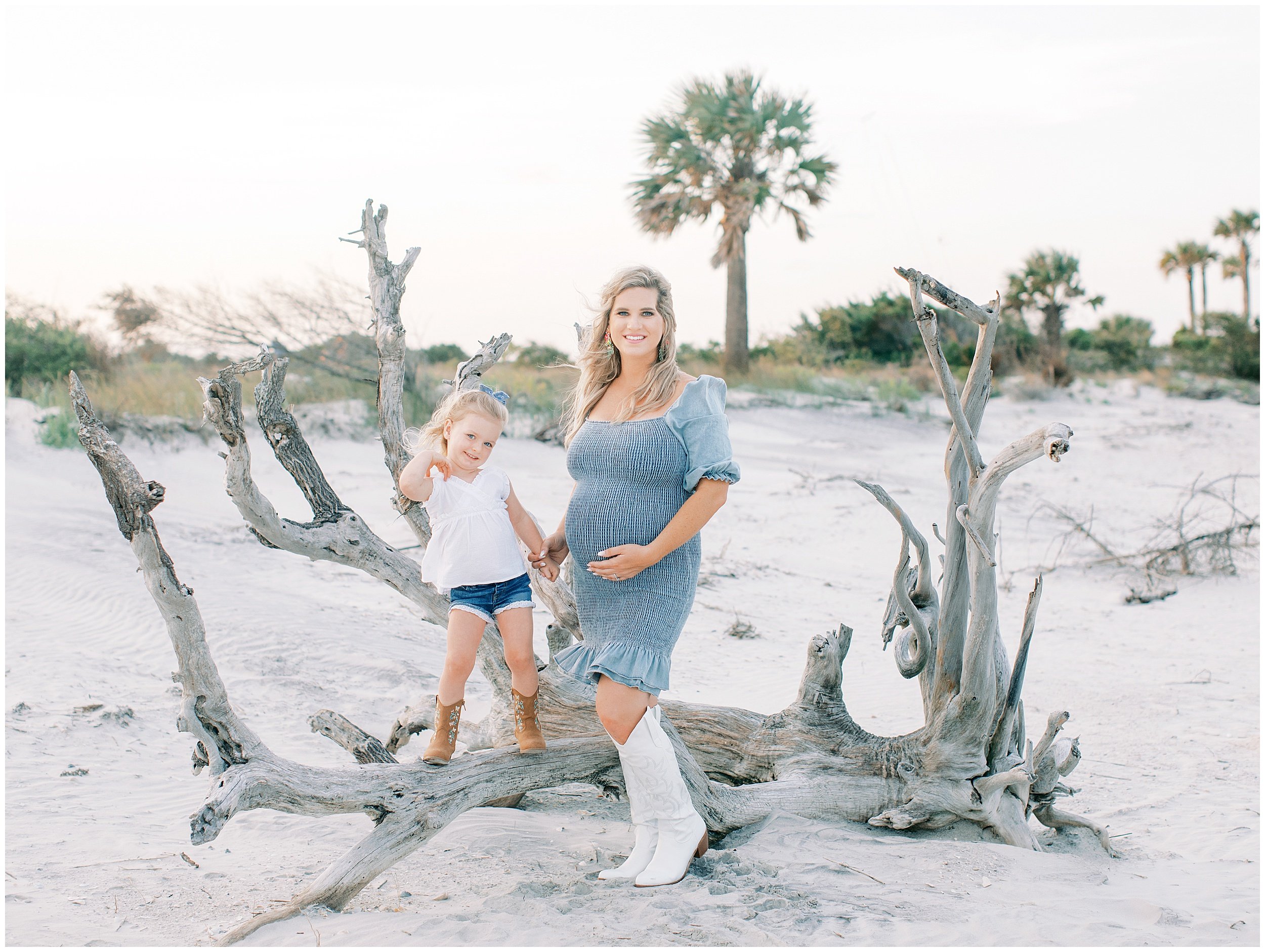 Lisa Silva Photography Jacksonville St Augustine Amelia Island Ponte Vedra Beach Fine Art Film Wedding Photographer- Beach Family Maternity Session_0020.jpg