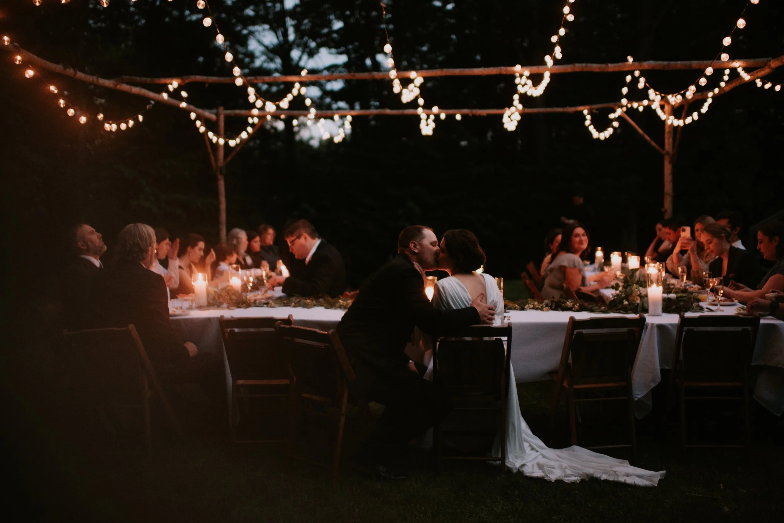 Modern Timeless Northern Michigan Backyard Wedding | Matt + Bethany