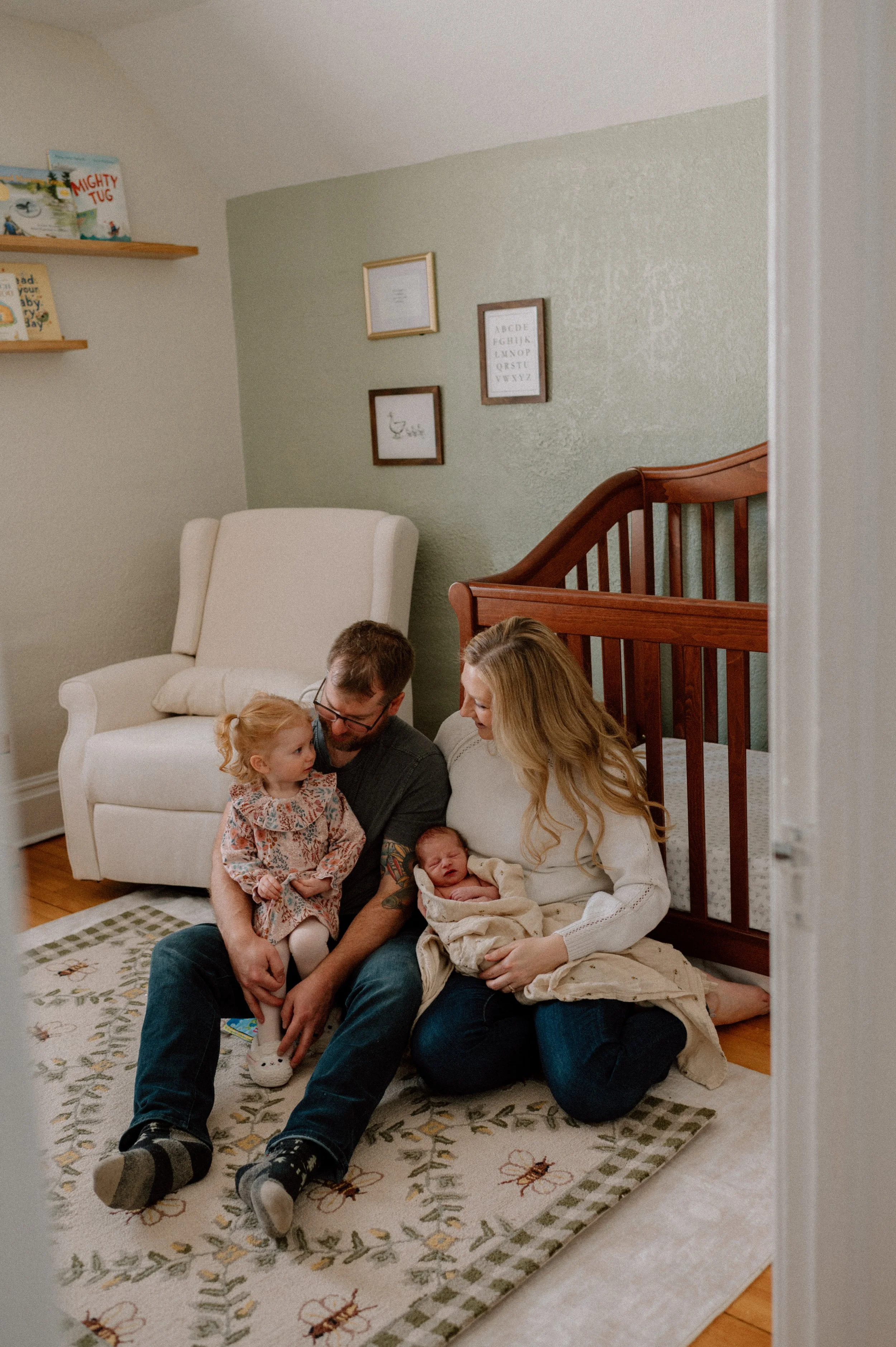 Cozy At Home Newborn Session