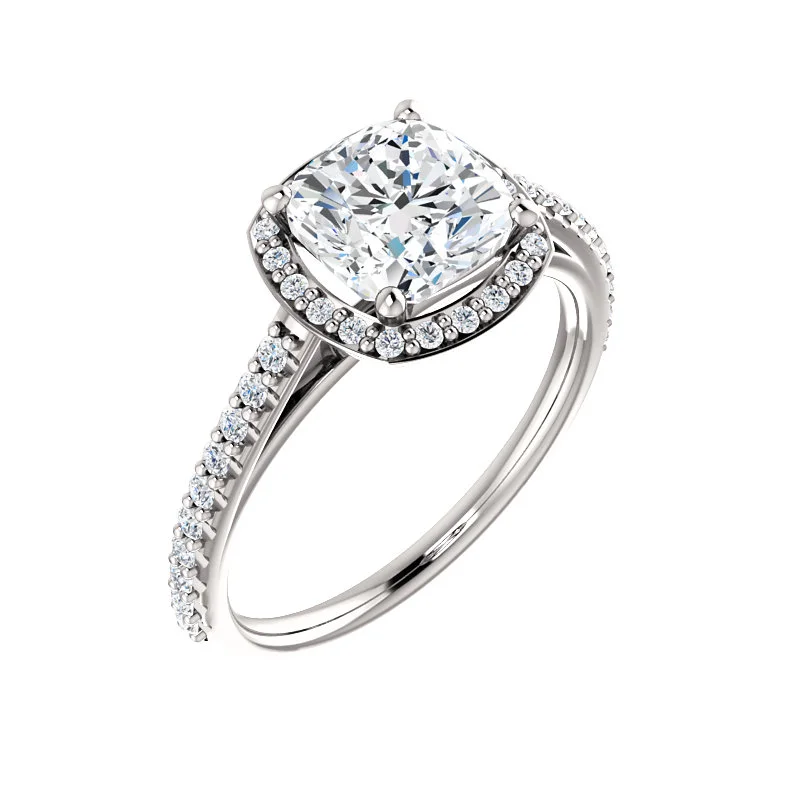 Halo Engagement Ring