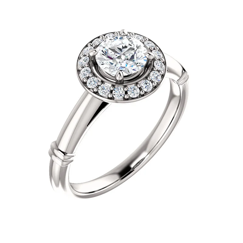 Halo Engagement Ring