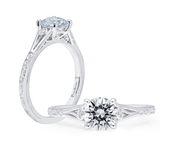 Vintage-Inspired Solitaire Engagement Ring