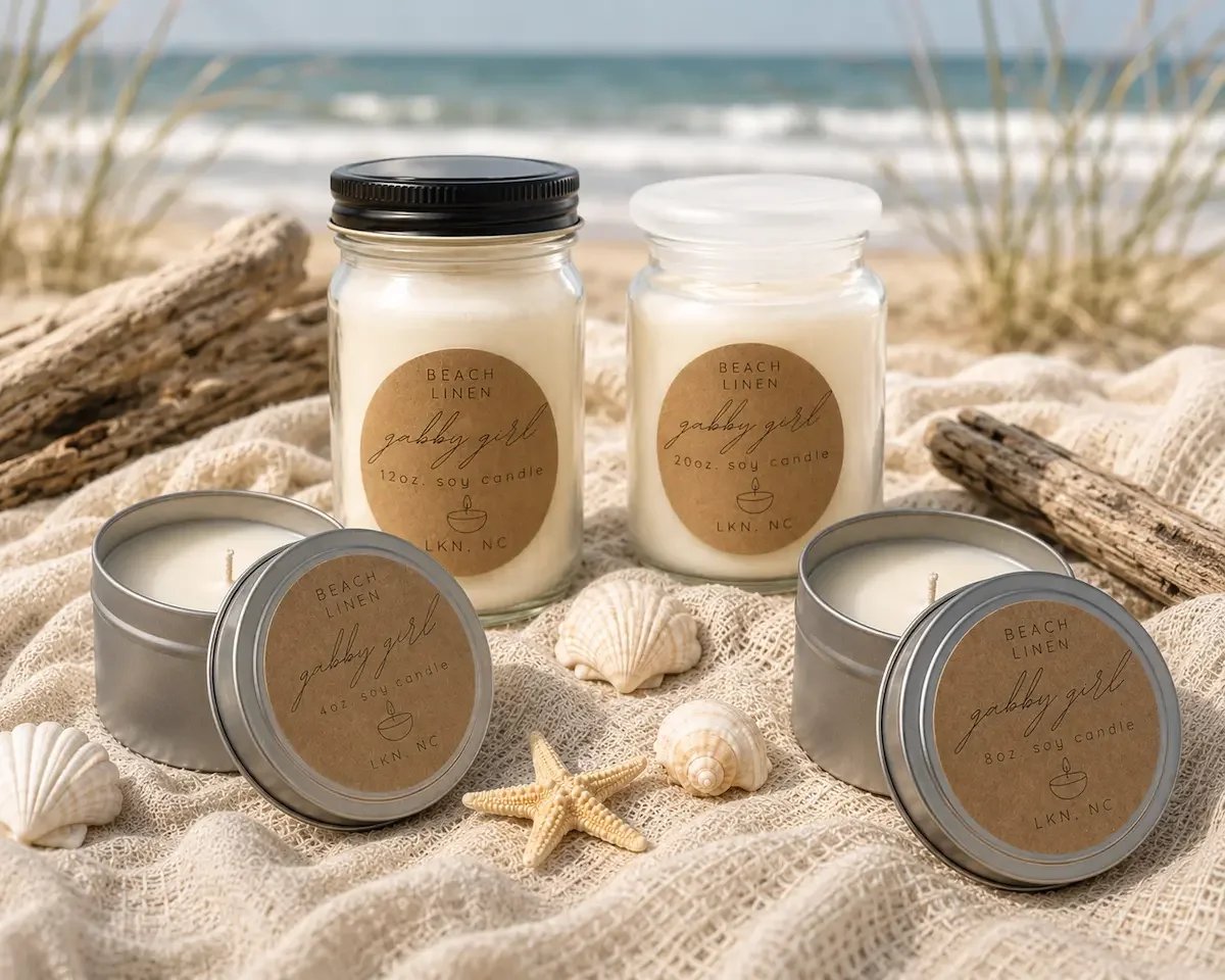 Beach Linen Scented Candle